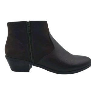 G.H. Bass & Co. NEW Naya Black Ankle Zip Booties Size 8.5 Medium